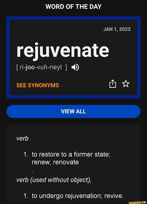 Renewal Verb Synonym at Rebecca Guay blog