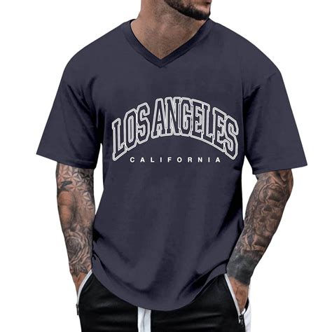 Shirts for Men Oversized T Shirt Men's Summer T Shirt Crew Neck Short ...