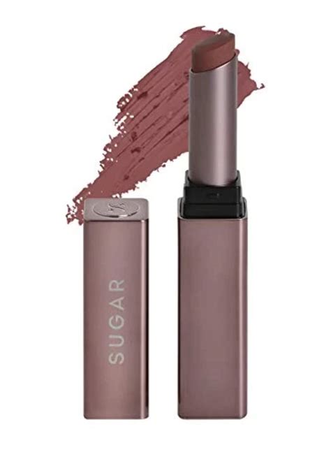 SUGAR Cosmetics Mettle Satin Lipstick | Highly Pigmented & Silky Matte ...