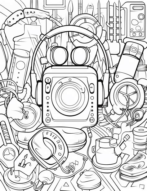 Electronics Coloring Pages 的图像结果