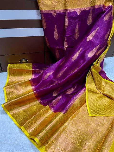 Banarasi Warm Soft Silk Butta Work Saree – www.vannamayil.com