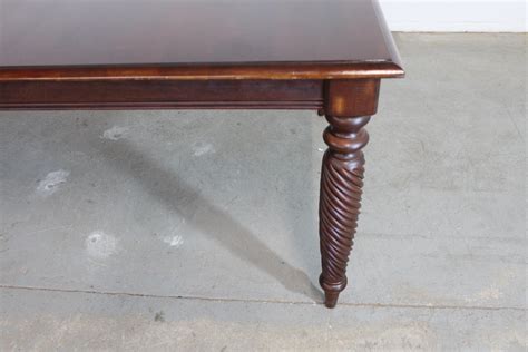 Large Ethan Allen British Classics Dining Table W 2 Extensions at ...