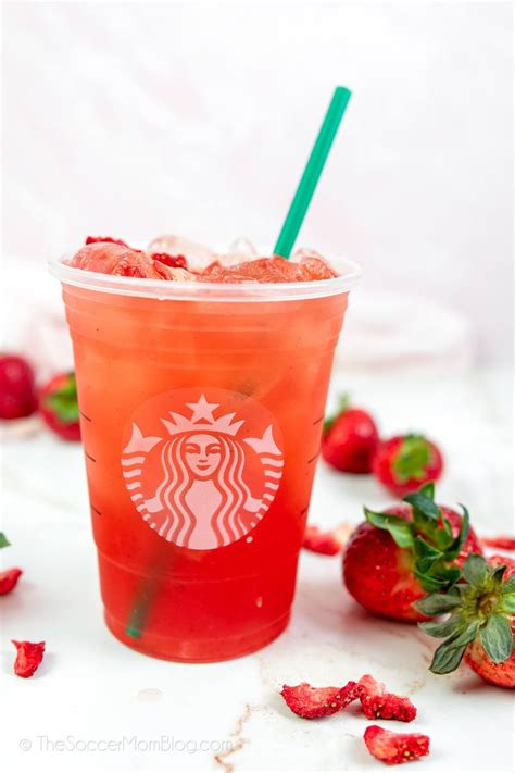 Copycat Starbucks Strawberry Acai Refresher - The Soccer Mom Blog
