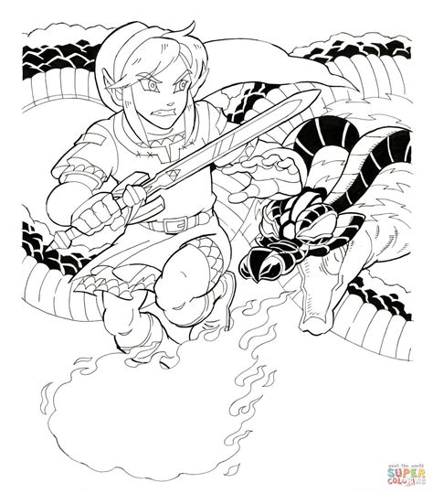 The Legend Of Zelda Coloring Pages - Coloring Home