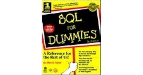 Image result for SQL For Dummies PDF