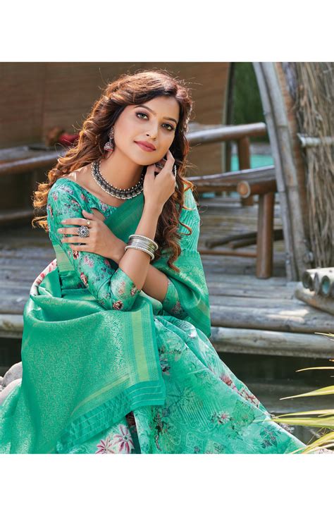 Sangam Presents Roop Shringar Digital Print Silk Sarees Collection