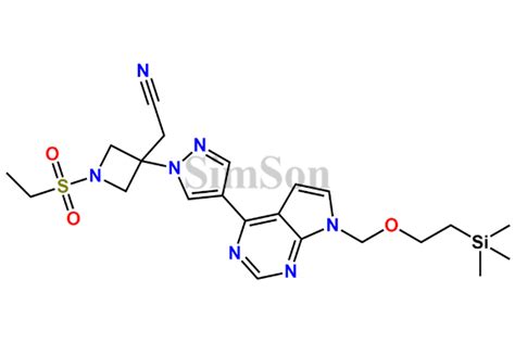 Baricitinib Sulfonyl Impurity | CAS No- 1187594-13-3 | Simson Pharma ...
