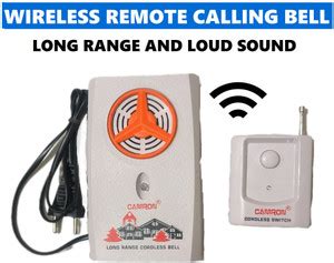 AIMERS Wireless Cordless Calling Remote Bell for Home, Shops, Offices ...