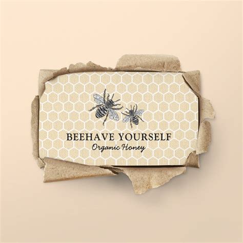 Honey Bee Business Card Template 的图像结果