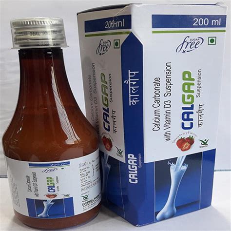 Calgap - Calcium Carbonate with Vitamin D3 Suspension - Orange Biotech ...