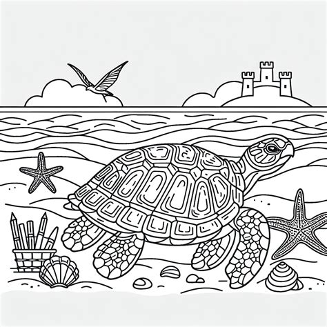 Reptile – 276 Animals – Beach - GoGo Coloring