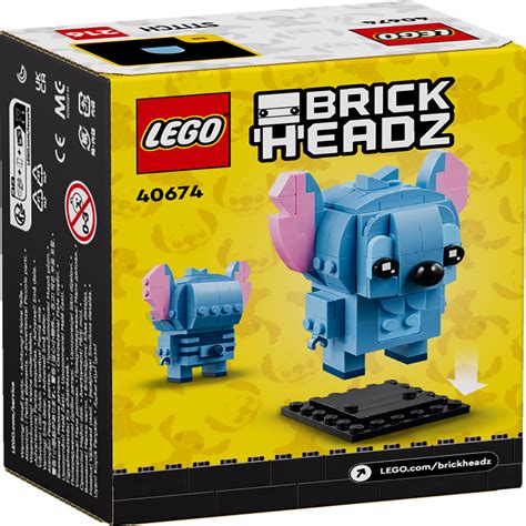 BrickHeadz™ Stitch Figure Buildable Toy 40674 Building Kit (152 Pieces ...