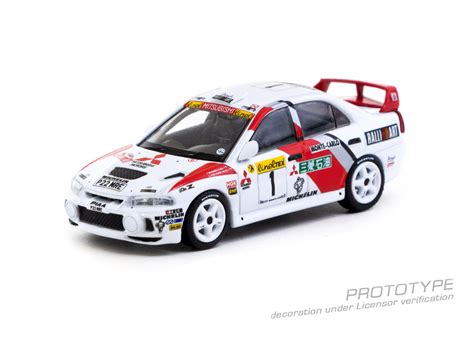 Tarmac Works 1:64 Mitsubishi Lancer Evolution IV Rallye Monte-Carlo 19 ...