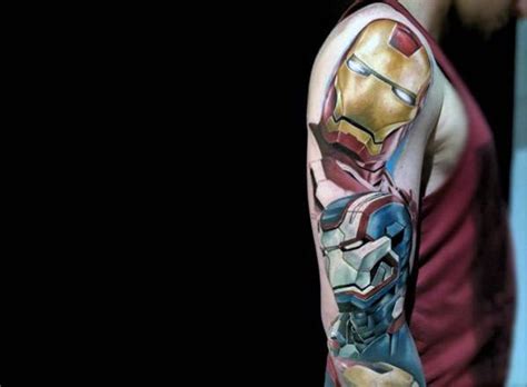 Tatuajes de Iron Man - 120 diseños, significado y mejores ideas