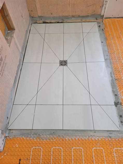 Mosaic Tile Floor Installation