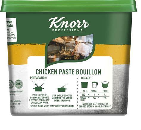 Knorr Gluten Free Chicken Bouillon Paste 1kg (Pack of 1) | Buy Now with ...