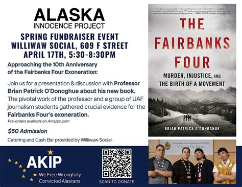Alaska Innocence Project Spring Fundraiser with Brian ODonoghue ...