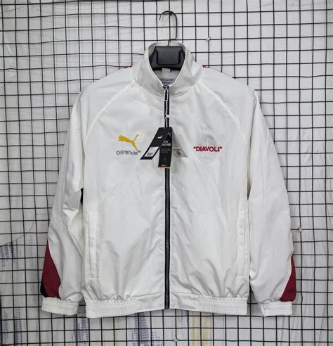 AC Milan × Off-White Windbreaker 25 26 - Buy Now – Red Raven Store