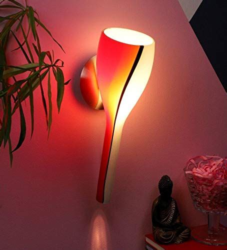 ELIANTE Metal Wall Light Silver for Living Room, Bedroom, Dining Room,