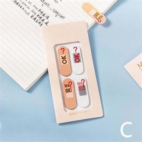 Buy Memo Waterproof Tear Pad Kawaii Sticky Note Self-stick Bookmarks ...