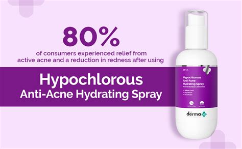 The Derma Co Hypochlorous Anti-Acne Hydrating Spray - 200ml|Relief Acne ...