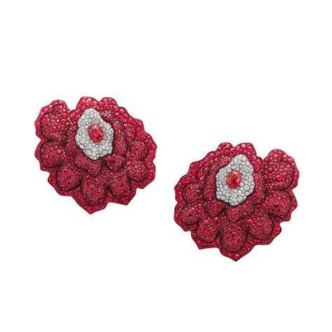 Earrings-by-Vanleles-set-with-Gemfields-Mozambican-Rubies