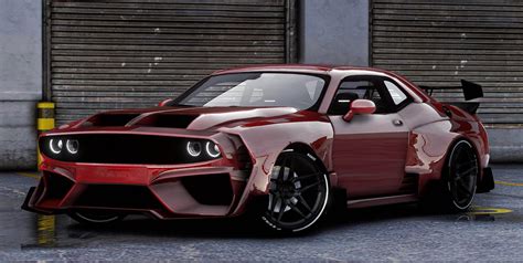 2018 Dodge Challenger SRT Demon Hycade Widebody – GTA 5 mod