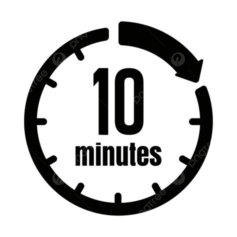 時間経過時計とタイマー10分のアイコン ベクターイラスト画像とPNGフリー素材透過の無料ダウンロード - Pngtree