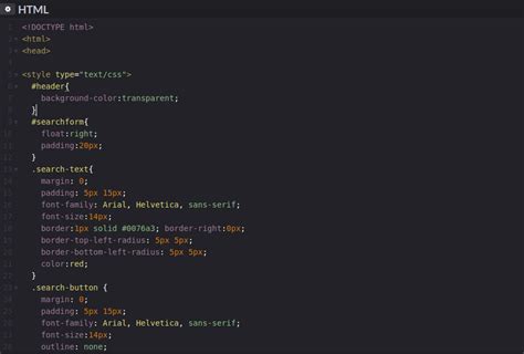Image result for Search HTML Code