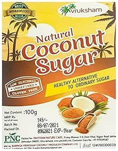 PNC - Pavitram Nature Care Organic Coconut Sugar 100 Grams Each Pack of ...