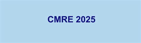 CMRE 2025