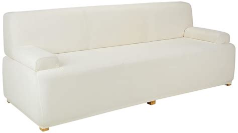 Amazon Brand - Solimo Polyester Spandex Stretchable Sofa Slipcover (3 ...