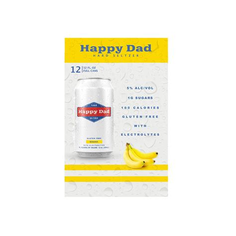 Happy Dad Hard Seltzer Banana (12 fl oz) Delivery or Pickup Near Me ...