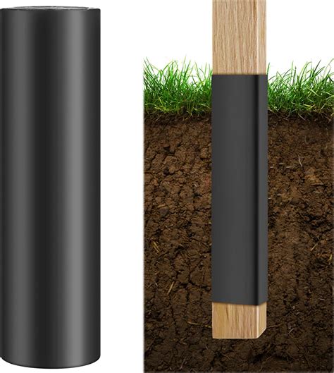 Amazon.com : Pushglossy 16 ft Fence Post Protector Roll to Size ...