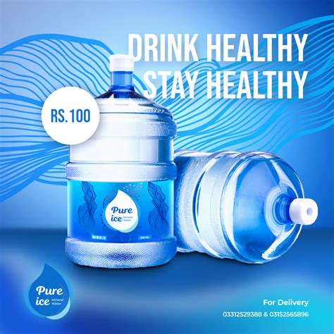 Social Media Design | Pure Ice® Mineral Water :: Behance