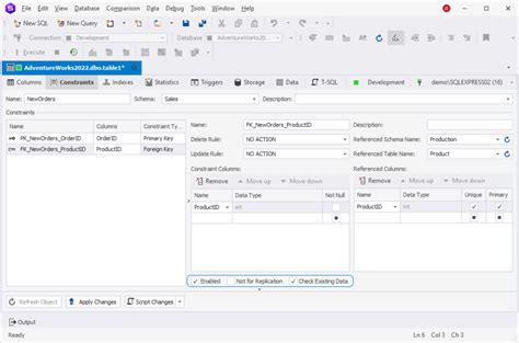 Foreign Key SQL Server 的图像结果
