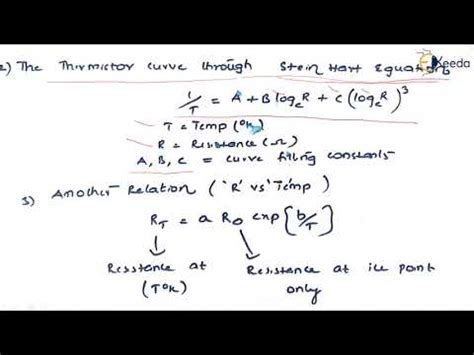 Model Problems on RTD's and Thermistors - Temperature - GATE IE Sensors ...