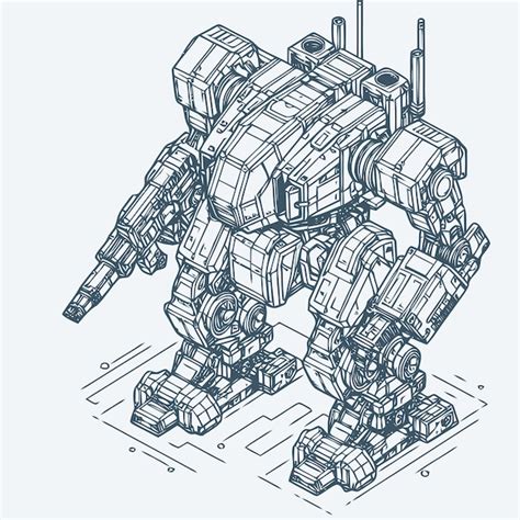 Robot Line Art 的图像结果
