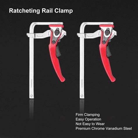 Garosa Rail Clamp Steel Ratcheting Table Clamp Quick India | Ubuy