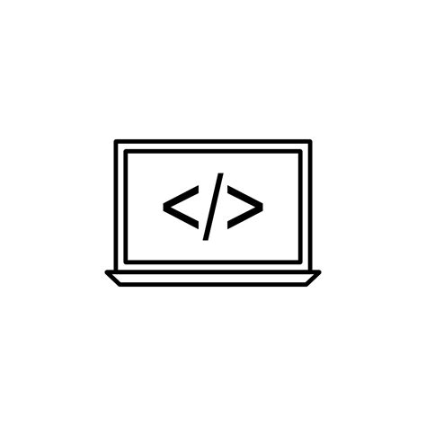 Image result for Laptop Coding Icon