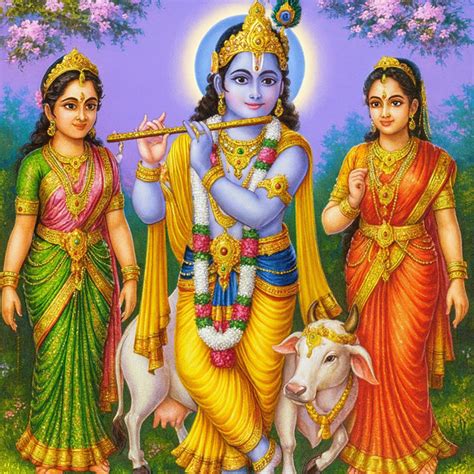 The Secret Meeting of Radha and Rukmini