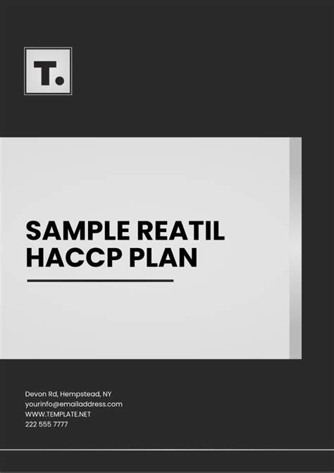 HACCP Plan Examples 的图像结果