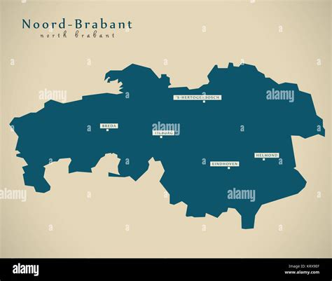 Map of brabant hi-res stock photography and images - Alamy