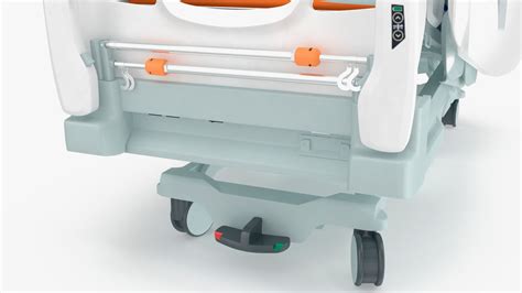 3D model Stryker Procuity ZM Smart Hospital Bed Rigged | 3D Molier ...