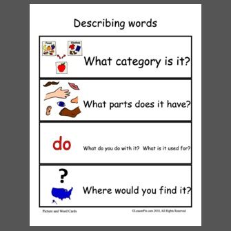 Image result for Using Describing Words