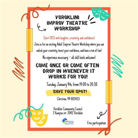 Improv Theatre Group In Oroklini, Oroklini,Larnaka, Larnaca, 13 ...