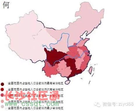 中国姓氏分布图，看看自己的根在哪里？ - 知乎