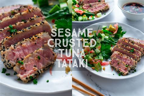 How to make Sesame Crusted Tuna Tataki - Days of Jay