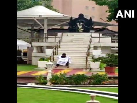 MLA protests for development in his constituency in Maharashtra