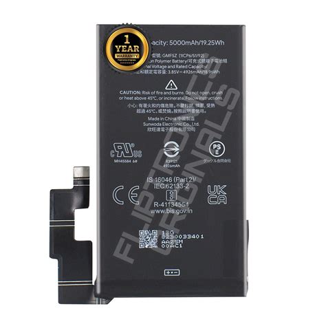 FLIPTRONICS ORIGINALS® GMF5Z Battery for Google Pixel 7 Pro Battery ...